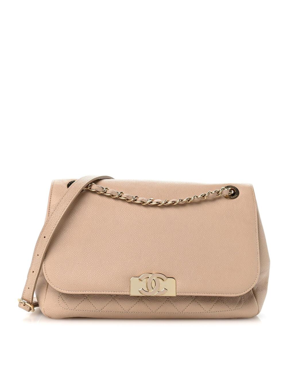 Chanel Caviar Quilted Flap Light Beige #376026C38B